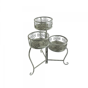 Plant Pot Wrought Iron Flower Pot Stands PL08-7689