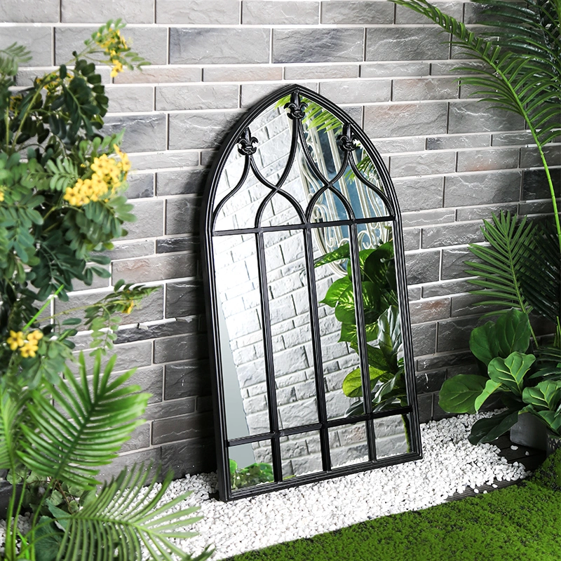Factory Direct Sell Wholesale Wrought Iron Metal Large Accent Decorative Wall Hanging Mirror PL08-39554 Featured Image