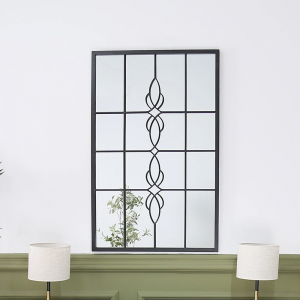 Big Rectangular Metal Frame Home Decor Design Large Herschel French Decorative Wall Mirror