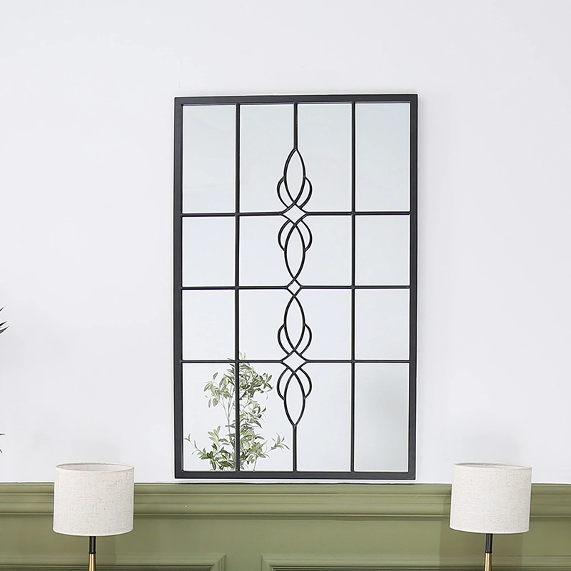 Big Rectangular Metal Frame Home Decor Design Large Herschel French Decorative Wall Mirror Featured Image