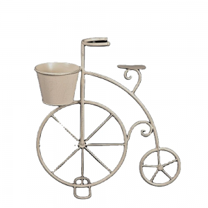 Unique Newest Design Bicycle Iron Home Decoration Flower Pots Stand Planters Used with Flower/green Plant Outdoor and Indoor PL08-7782