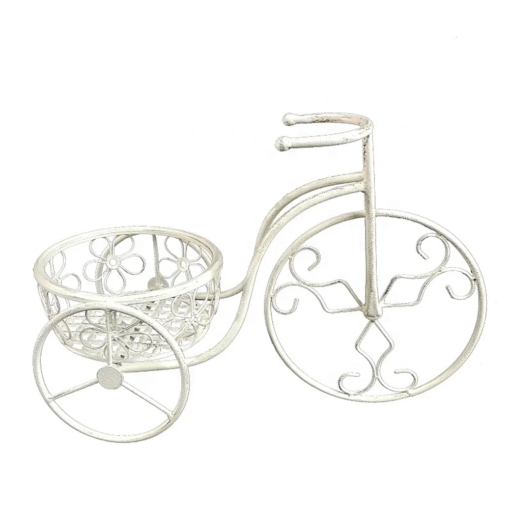 metal bicycle plant stand Flower Pot Holder Storage rack and shelf PL08-6425 Featured Image