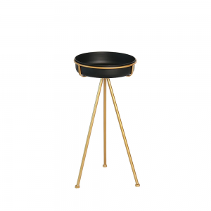 Metal Folding Flower Pot Plant Holder Rack Black Display Flooring Metal Planter Stand PL08-3926