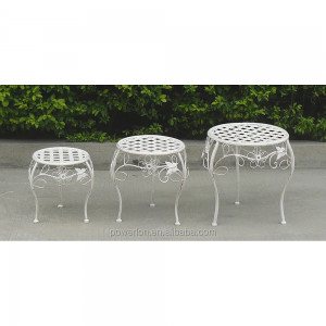 Antirust Metal Garden Decoration 3 Plant Stand Set PL08-5628