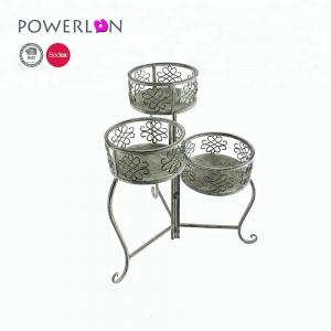 Plant Pot Wrought Iron Flower Pot Stands PL08-7689