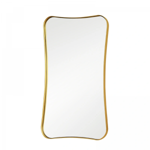 Luxury Wall Mounted Mirror Bathroom Gold Metal Framed Vanity Wall Mirror for Bedroom Living Room  PL08-38468