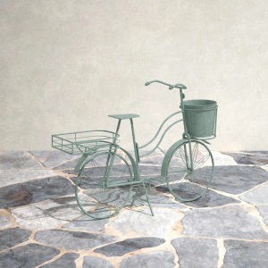 Long Large Metal Statue Bike Planter French Countryside Bicycle Pot Planter