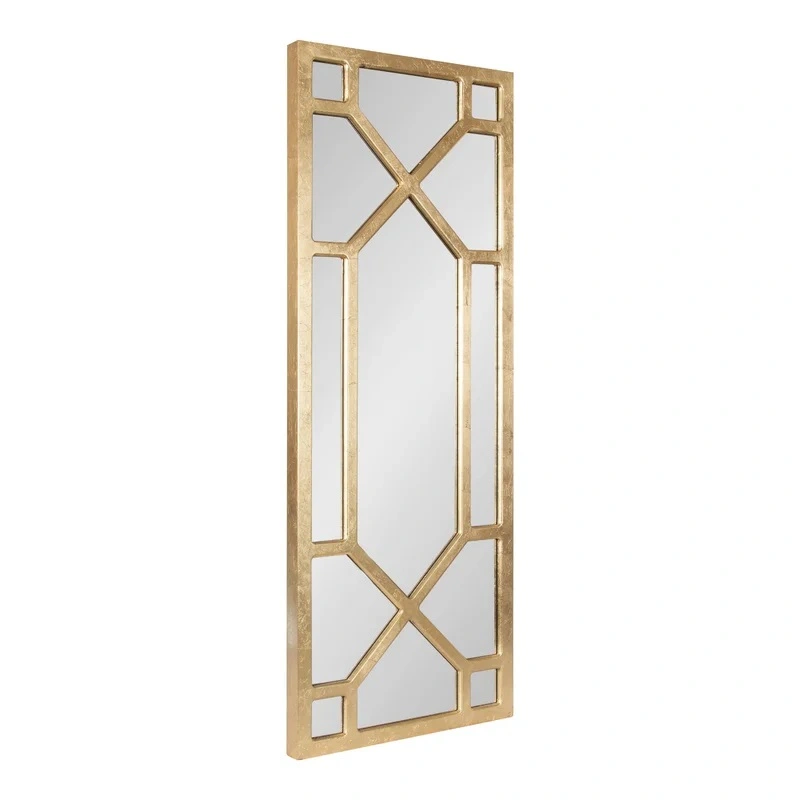 Horizontally Vertically Hangs Rustic Modern Rectangular Wall Mirror Decorative Living Room Rectangle Window Wall Mirror PL08-507802 Featured Image