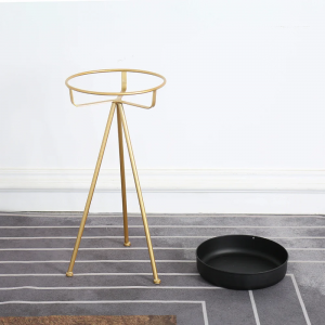 Metal Folding Flower Pot Plant Holder Rack Black Display Flooring Metal Planter Stand PL08-3926