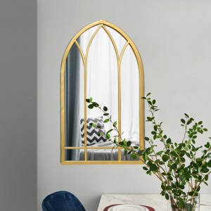 French Gothic Decorated Style Outdoor Mirror 33342