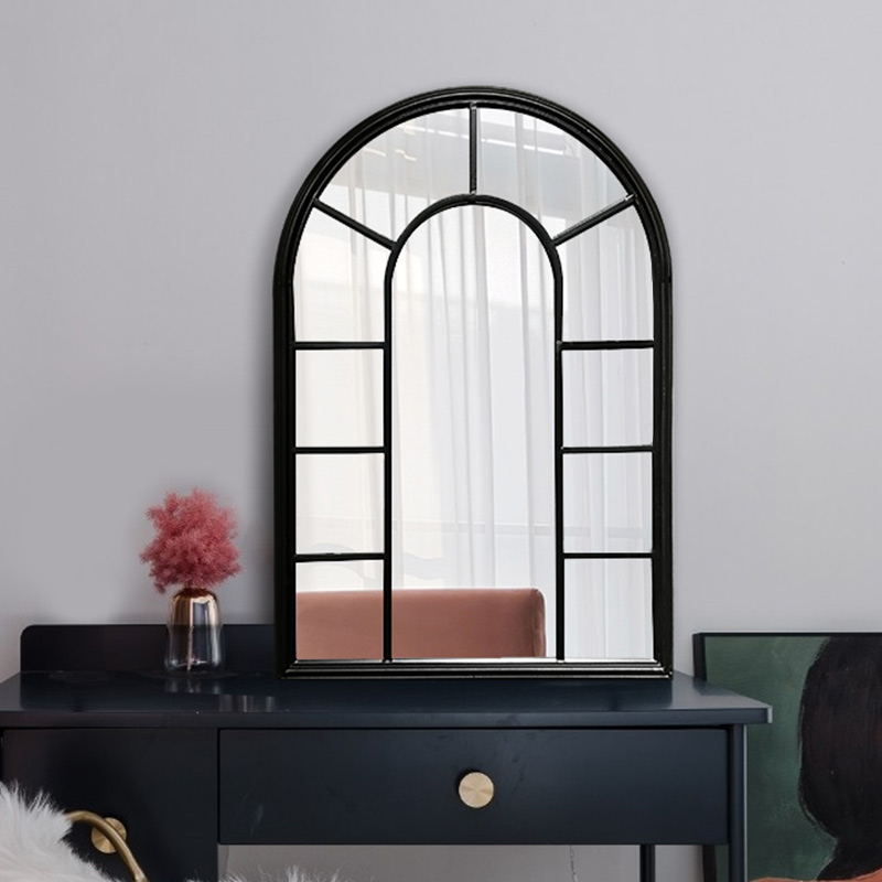 Wholesale Factory Price Window Arch Decorative Wall Floor Home Decor Mirror 34189 Featured Image
