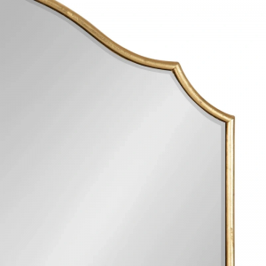 Gold Arch Arched Bathroom Wall Mirror Metal Frame Vanity Mirror Decor for Mantel Entryway PL08-500732