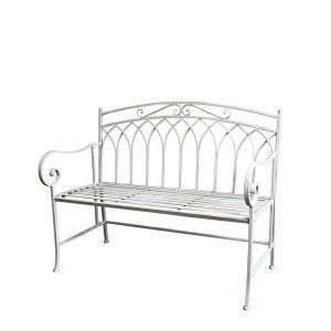 Gemona Wrought Iron Garden Bench 36215