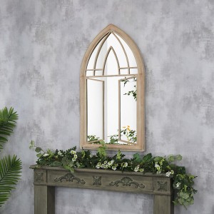 Large Church Wrought Iron Decorative Mirror 36552