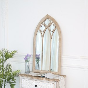 Gothic Metal Frame Decorative Garden Mirror 36555