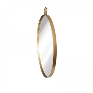 Luxury Gold Frame Round Wall Mirror 38456