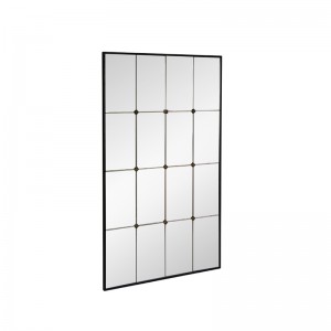 Classic Rectangular Window Pane Mirror 38507