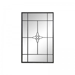 Flower Core Rectangular Window Deco Mirror 38571