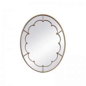 Oval MARGUTTA Deco Sandy Wall Mirror 38573