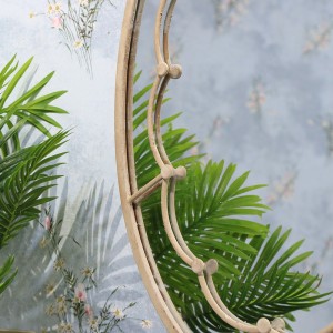 Oval MARGUTTA Deco Sandy Wall Mirror 38573