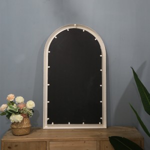 Antique White Outdoor Garden Mirror 38628