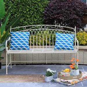 Outdoor Garden Bench with Compact Table 4235