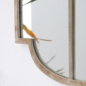Irregular Custom Accent Mirror Bath Makeup Vanity Contemporary Hallway Decorative Wall Mirror