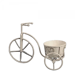 Garden mini Bicycle Style Metal Material Floor Standing Flower Pots Planters PL08-7756