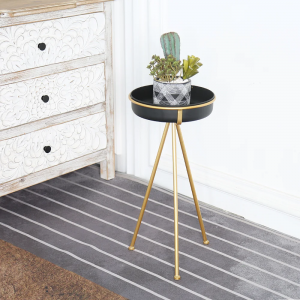 Metal Folding Flower Pot Plant Holder Rack Black Display Flooring Metal Planter Stand PL08-3926
