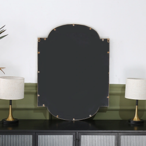 Irregular Custom Accent Mirror Bath Makeup Vanity Contemporary Hallway Decorative Wall Mirror