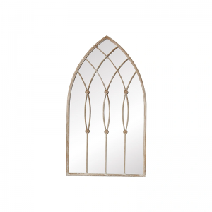Nordic Style Window Arch Shape Makeup Bedroom Living Bathroom Large Wall Mounted Decorative Mirror PL08-50021