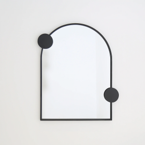 Contemporary Design Black Arch Metal Vanity Mirror Home Decor Deocrative Wall Mirror PL08-50060
