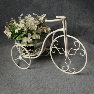metal bicycle plant stand Flower Pot Holder Storage rack and shelf PL08-6425