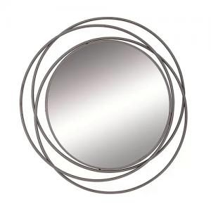 Oversize Large Round Metal Wall Mounted Mirror Vanity Bathroom Decorative Circle Wire Mirror PL08-500738