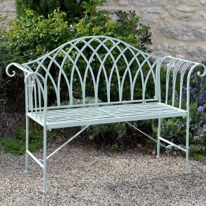 Antique Garden Outdoor Cast Iron Benches 8671