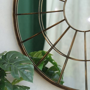 Circle Frame Home Decorative Outdoor Garden Round Mirror 36363