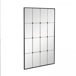 Best-selling Decorative Handmade Home Decor Metal Framed rectangle mirror 38507