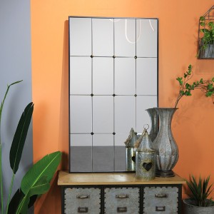 Best-selling Decorative Handmade Home Decor Metal Framed rectangle mirror 38507