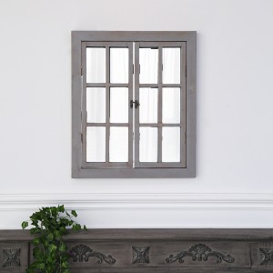 Wholesale Decorative Wood Decor Wall Mirrors 35764