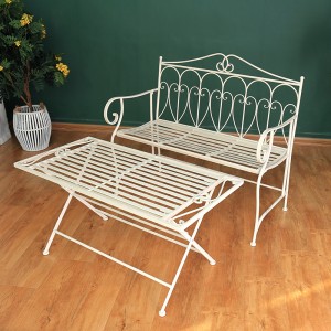 Amazon Best Sellers Unique Design Garden Outdoor Wrought Iron Benches 38420