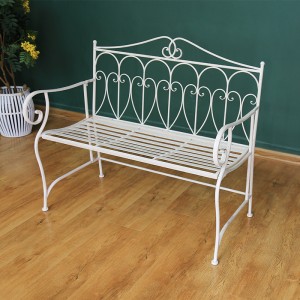 Amazon Best Sellers Unique Design Garden Outdoor Wrought Iron Benches 38420