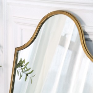 Iron Arched Metal Framed Full-length Standing Dressing Mirror