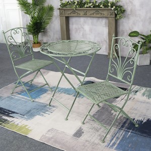 Patio Furniture Sets Metal Folding Patio Table and Chairs 8081 8082