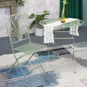 Patio Furniture Sets Metal Folding Patio Table and Chairs 8081 8082