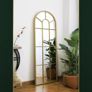 Wholesale Decorative Outdoor Indoor Metal Framed Vanity Wall Mirror 38408