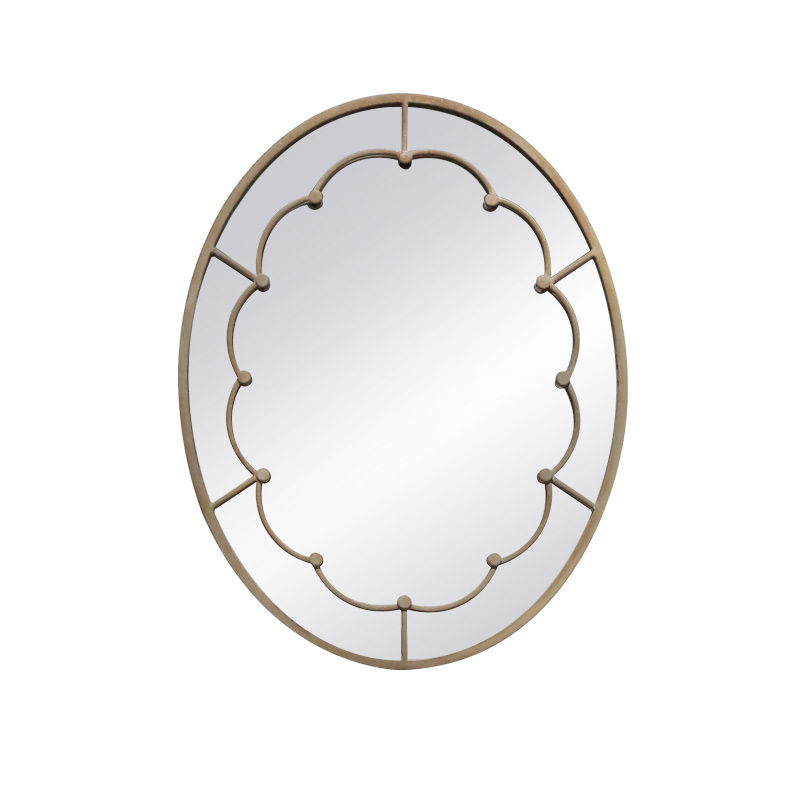 Wholesale Fashion Mirrors Decor Wall Oval Hanging Mirror for Living Room Decoration 38573 Featured Image