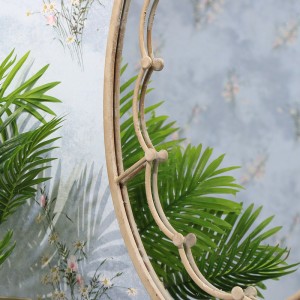 Wholesale Fashion Mirrors Decor Wall Oval Hanging Mirror for Living Room Decoration 38573