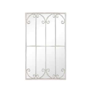 Wholesale Handmade Decoration Wall-mounted Iron Frame Mirror 39576