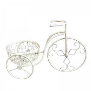 Wholesale Metal Crafts Bicycle Flower Planter Stand