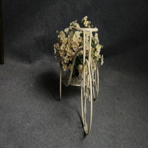Wholesale Metal Crafts Bicycle Flower Planter Stand